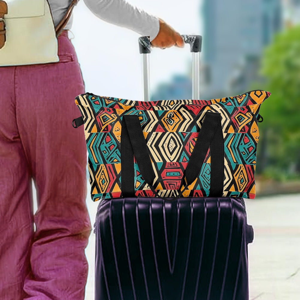 Ethnic Geometric pattern Lightweight luggage