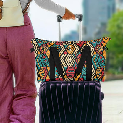 Ethnic Geometric pattern Lightweight luggage