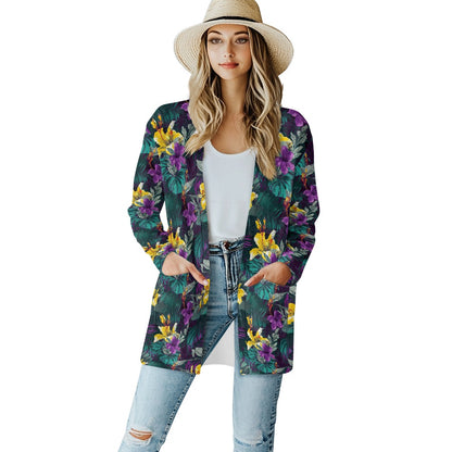 Long-sleeved cardigan jacket