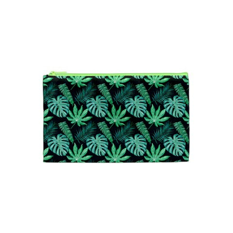 Black Monstera Cosmetic Bag (XS)