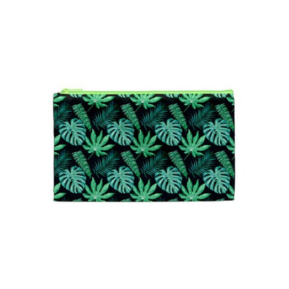 Black Monstera Cosmetic Bag (XS)