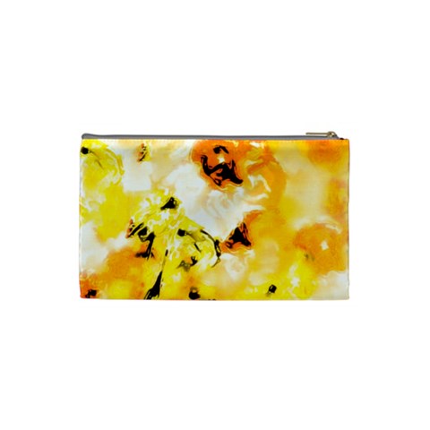 Cosmetic Bag (XS) Yellow Hibiscus Impressionist