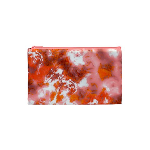 Cosmetic Bag (XS) Red Hibiscus Impressionist