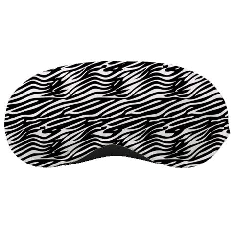 Sleeping Mask Black Stripes
