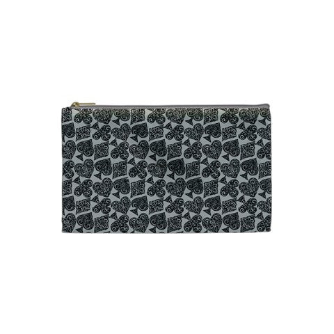 Playingcards-grey Cosmetic Bag (XS)