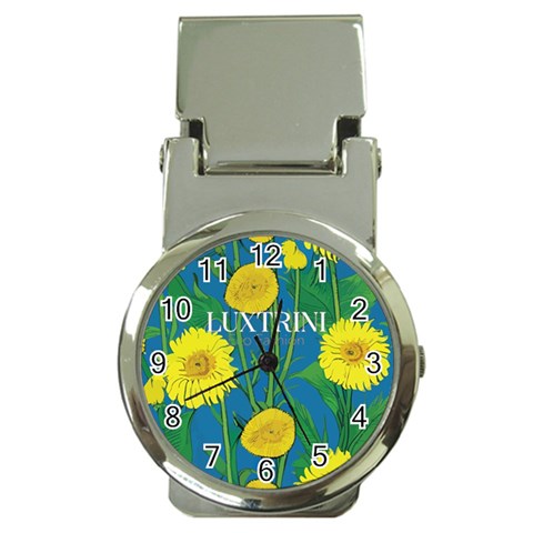 Sunflower Money Clip Watch