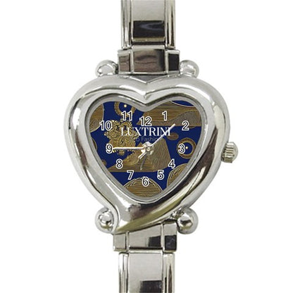 African | Ethnic | Heart Italian Charm Watch