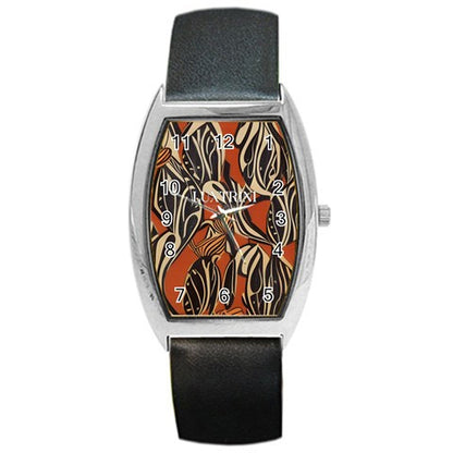 African - Ethnic Barrel Style Metal Watch