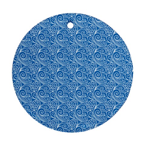 Blue Wind Ornament (Round)