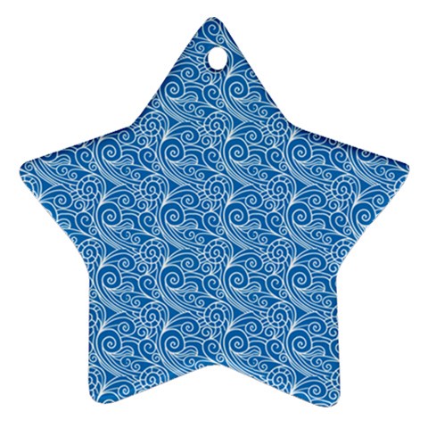 Blue Wind Ornament (Star)