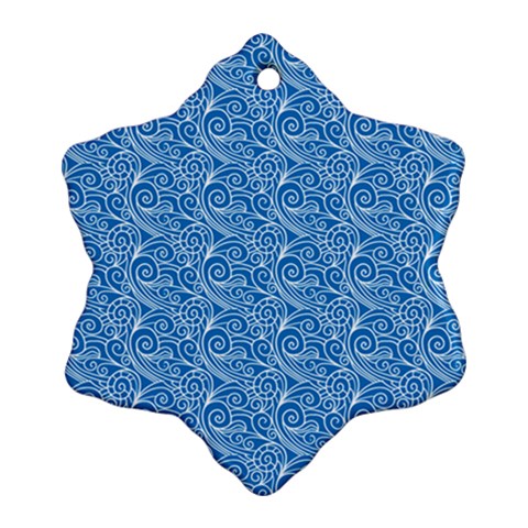 Blue Wind Ornament (Snowflake)