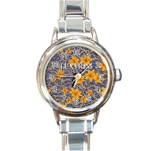 Jasmine Round Italian Charm Watch