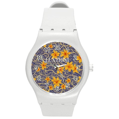 Jasmine Round Plastic Sport Watch (M)