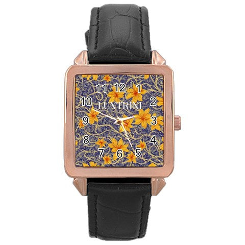 Jasmine Rose Gold Leather Watch