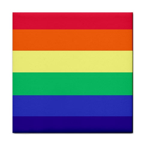 LGBTQ Rainbow Pride #12 Tile Coaster