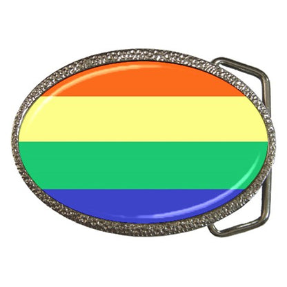 LGBTQ Rainbow Pride Celebration Colorful Belt Buckle Accessories