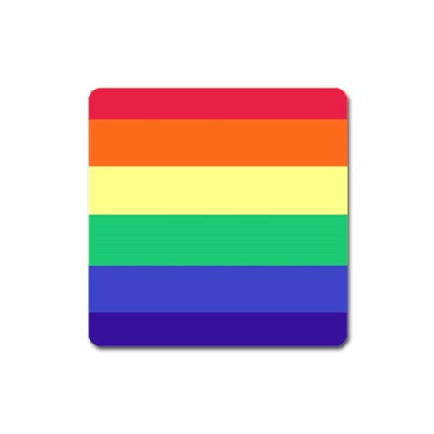 LGBTQ Rainbow Pride #12 Magnet (Square)