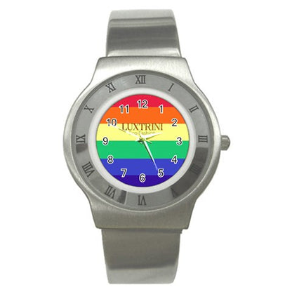 LGBTQ Rainbow Pride #12 Stainless Steel Watch