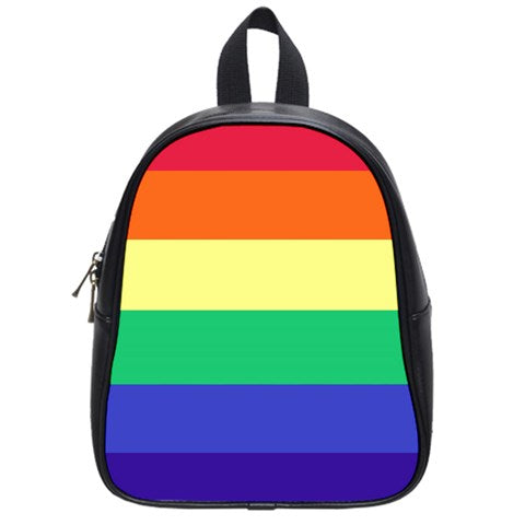 LGBTQ Rainbow Pride #12 School Bag (Small)