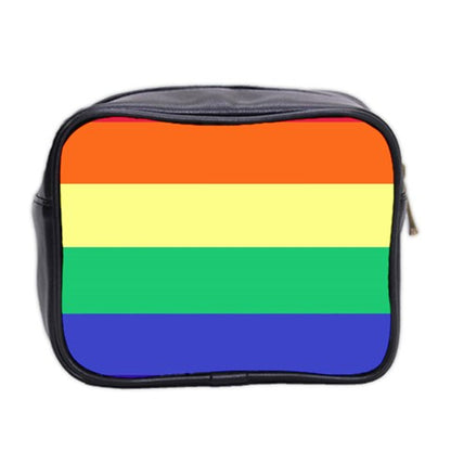 LGBTQ Rainbow Pride #12 Mini Toiletries Bag (Two Sides)