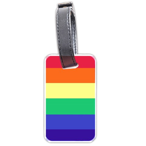 LGBTQ Rainbow Pride #12 Luggage Tag (two sides)