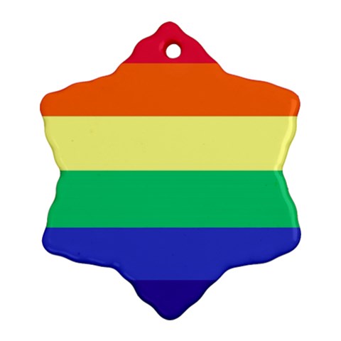 LGBTQ Rainbow Pride #12 Ornament (Snowflake)