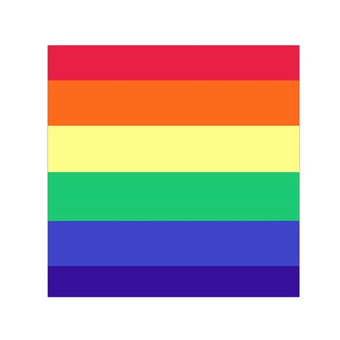 LGBTQ Rainbow Pride #12 Square Satin Scarf (30" x 30")