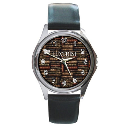 The Librarian Round Metal Watch