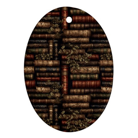 The Librarian Ornament (Oval)