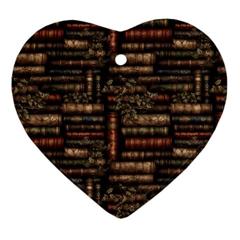 The Librarian Ornament (Heart)