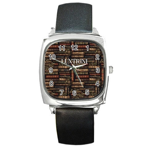 The Librarian Square Metal Watch