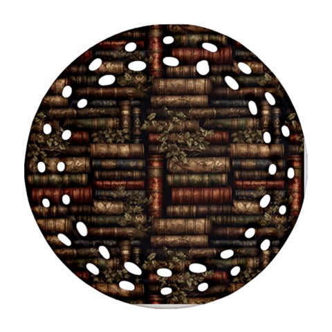 The Librarian Ornament (Round Filigree)