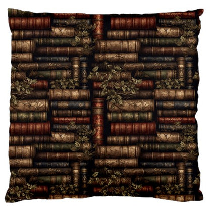 The Librarian Large Cushion Case (Two Sides)