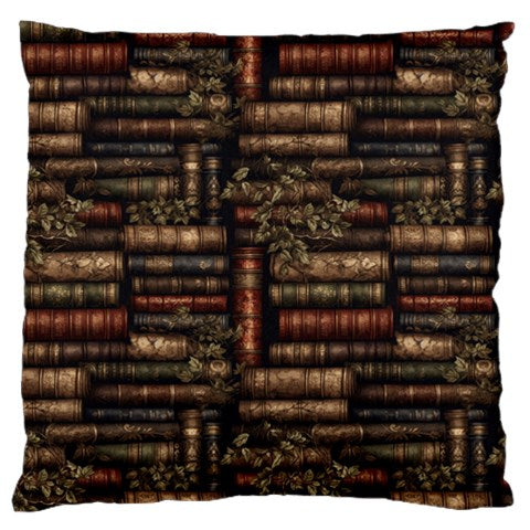 The Librarian Large Cushion Case (Two Sides)