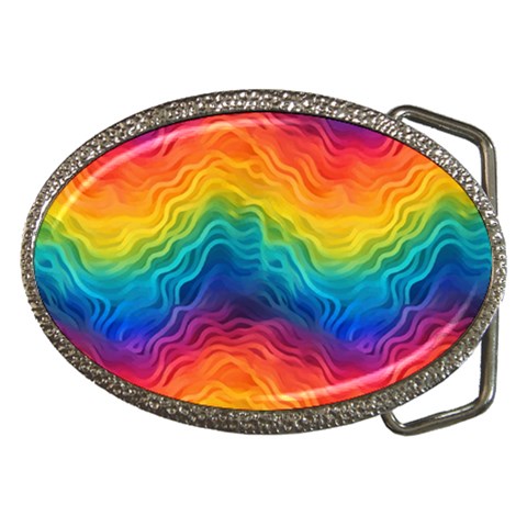 Lgbtq Rainbow Belt Buckle