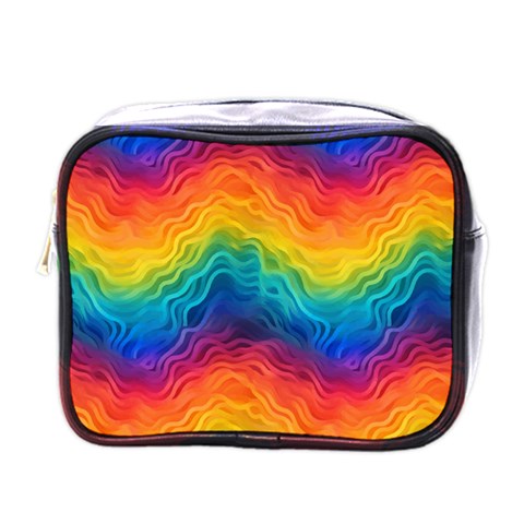 Lgbtq Rainbow Mini Toiletries Bag (One Side)