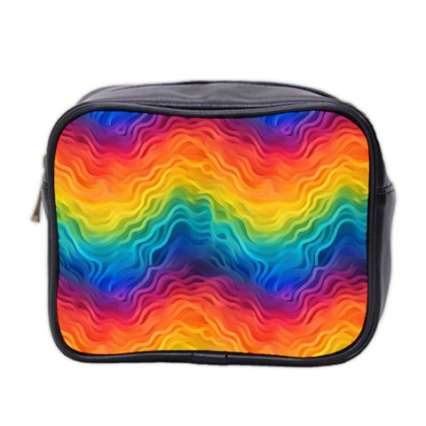 Lgbtq Rainbow Mini Toiletries Bag (Two Sides)