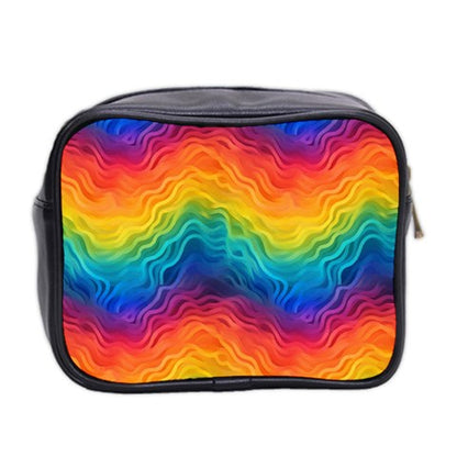 Lgbtq Rainbow Mini Toiletries Bag (Two Sides)