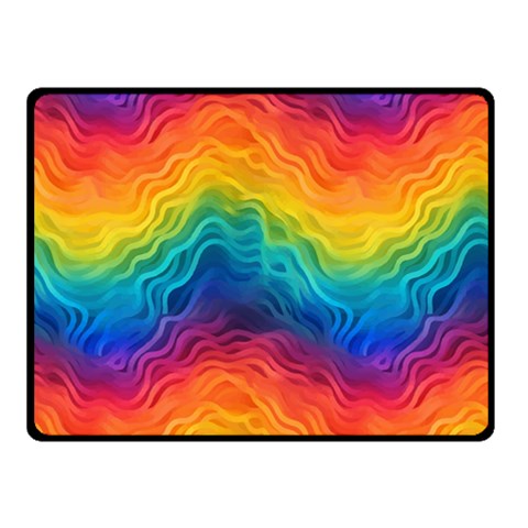 Lgbtq Rainbow Fleece Blanket (Small)