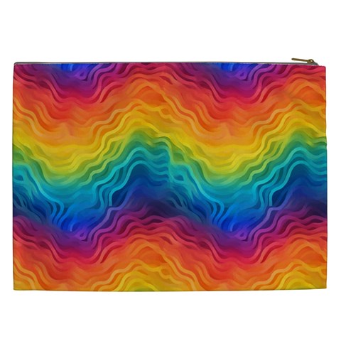 Lgbtq Rainbow Cosmetic Bag (XXL)