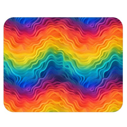 Lgbtq Rainbow Two Sides Premium Plush Fleece Blanket (Medium)