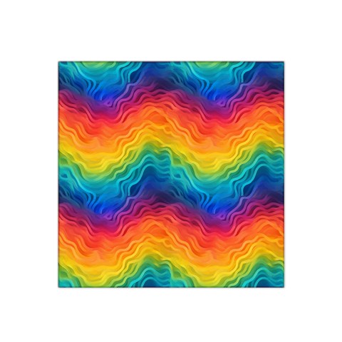 Lgbtq Rainbow Satin Bandana Scarf 22" x 22"