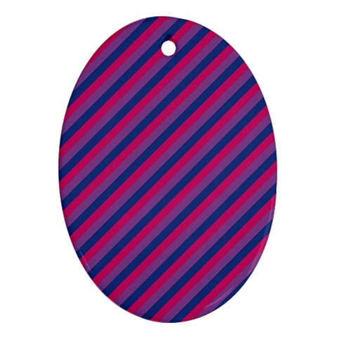 Bisexual Flag Ornament (Oval)