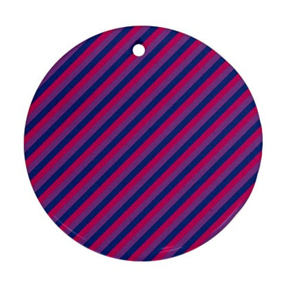 Bisexual Flag Round Ornament (Two Sides)