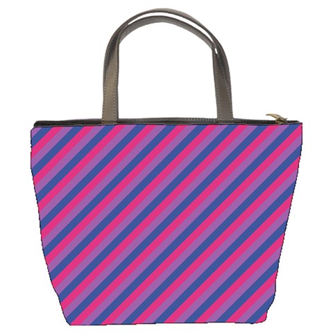 Bisexual Flag Bucket Bag