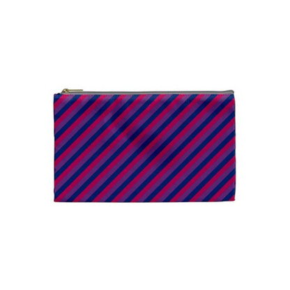 Bisexual Flag Cosmetic Bag (Small)