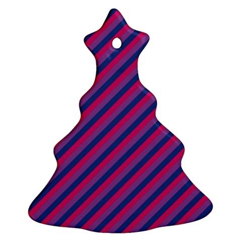 Bisexual Flag Ornament (Christmas Tree)