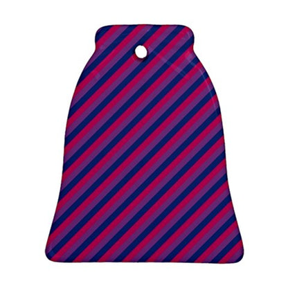 Bisexual Flag Bell Ornament (Two Sides)