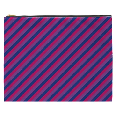 Bisexual Flag Cosmetic Bag (XXXL)