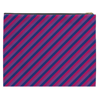 Bisexual Flag Cosmetic Bag (XXXL)